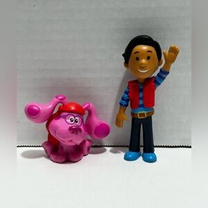 Blues's Clues 2021 Viacom Assorted Figures PVC Plastic Josh & Magenta